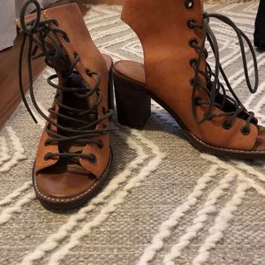 Jeffrey Campbell lace up heels